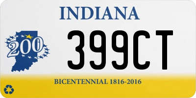 IN license plate 399CT