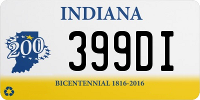 IN license plate 399DI