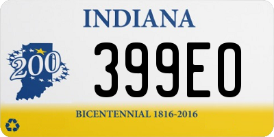 IN license plate 399EO