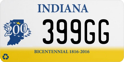 IN license plate 399GG