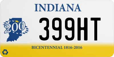 IN license plate 399HT