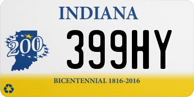 IN license plate 399HY