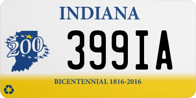 IN license plate 399IA