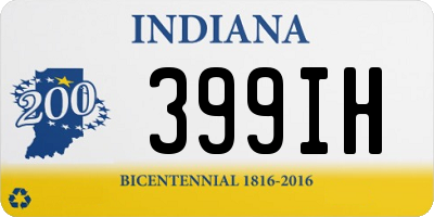 IN license plate 399IH