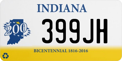 IN license plate 399JH