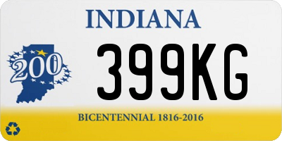 IN license plate 399KG