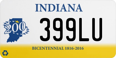 IN license plate 399LU