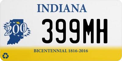 IN license plate 399MH