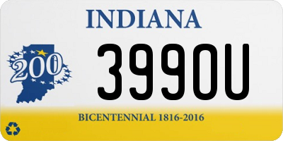 IN license plate 399OU