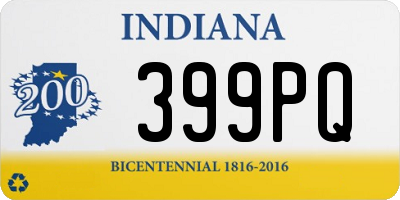 IN license plate 399PQ