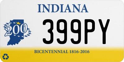 IN license plate 399PY