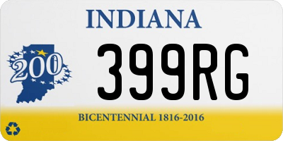 IN license plate 399RG