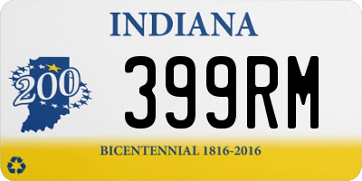 IN license plate 399RM