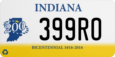 IN license plate 399RO