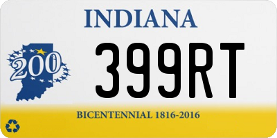 IN license plate 399RT