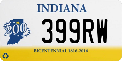 IN license plate 399RW