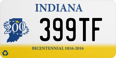 IN license plate 399TF