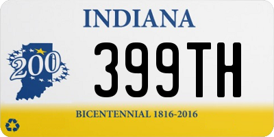 IN license plate 399TH