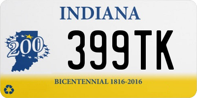 IN license plate 399TK