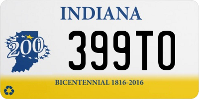 IN license plate 399TO