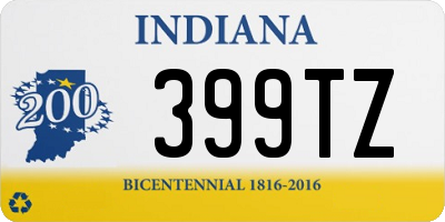 IN license plate 399TZ