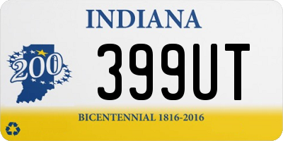 IN license plate 399UT