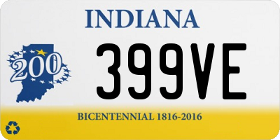 IN license plate 399VE