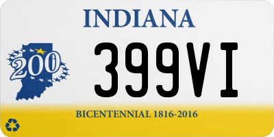 IN license plate 399VI