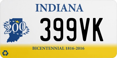 IN license plate 399VK