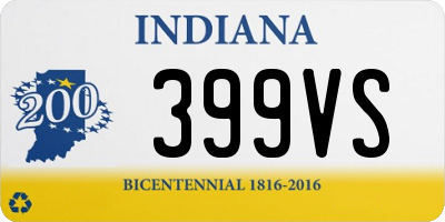 IN license plate 399VS