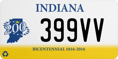 IN license plate 399VV