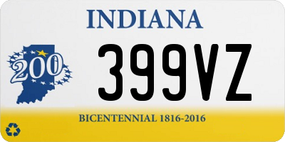 IN license plate 399VZ