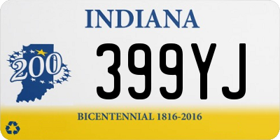 IN license plate 399YJ