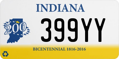 IN license plate 399YY