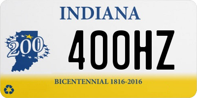 IN license plate 400HZ