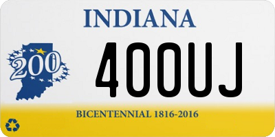 IN license plate 400UJ