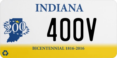 IN license plate 400V