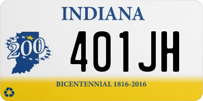 IN license plate 401JH