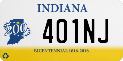 IN license plate 401NJ