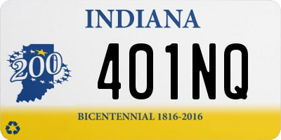 IN license plate 401NQ