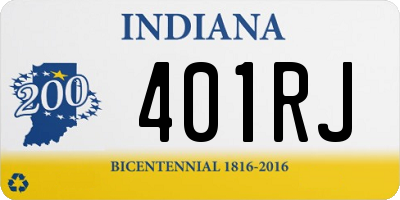 IN license plate 401RJ