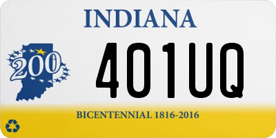 IN license plate 401UQ