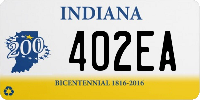 IN license plate 402EA