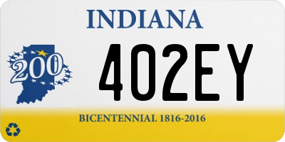 IN license plate 402EY