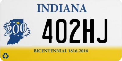 IN license plate 402HJ