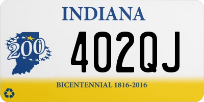 IN license plate 402QJ