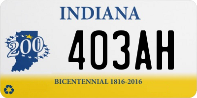 IN license plate 403AH