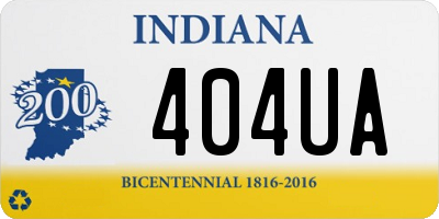 IN license plate 404UA