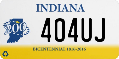 IN license plate 404UJ