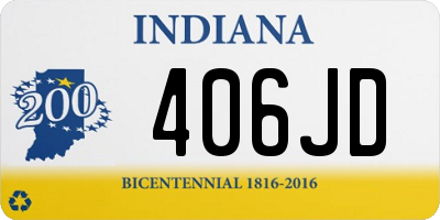 IN license plate 406JD